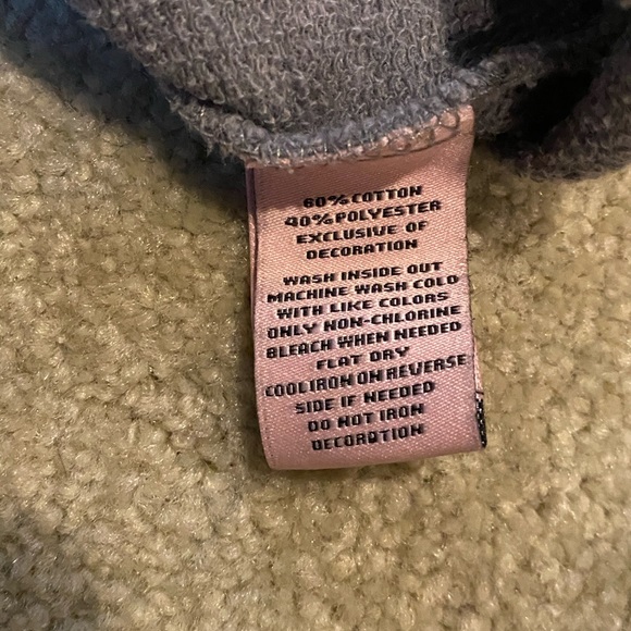 JUICY COUTURE cropped grey sweatshirt - Picture 5 of 6